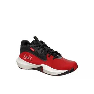 Under Armour Kids Red and Black Athletic Sneakers